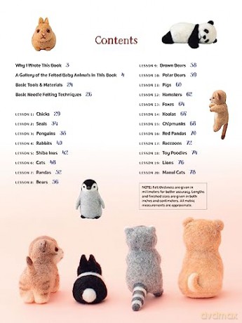 Irresistible Felted Baby Animals - Sachiko Susa [KSIĄŻKA]