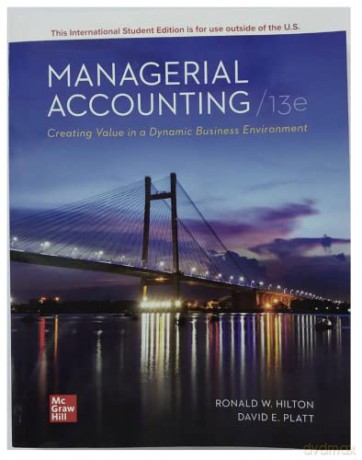 Ise Managerial Accounting Creating Val [KSIĄŻKA]