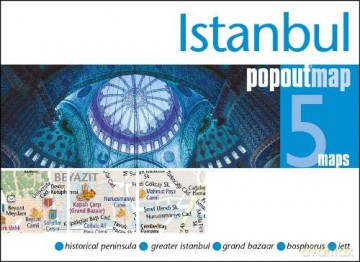 Istanbul Popout Map - Popout Maps [KSIĄŻKA]