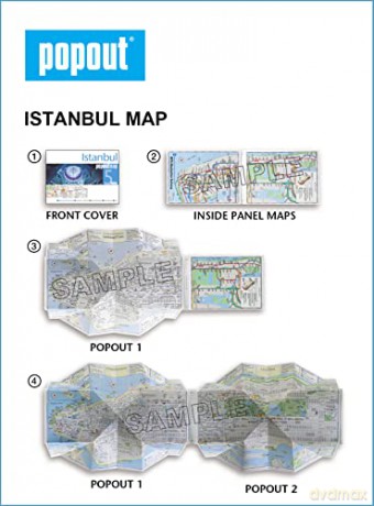 Istanbul Popout Map - Popout Maps [KSIĄŻKA]