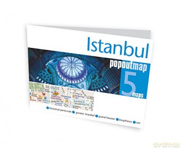 Istanbul Popout Map - Popout Maps [KSIĄŻKA]