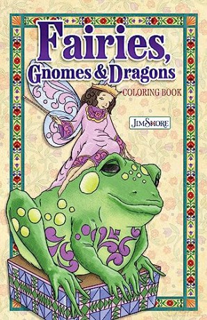 Jim Shore Fairies Unicorns Dragons Color - Jim Shore [KSIĄŻKA]