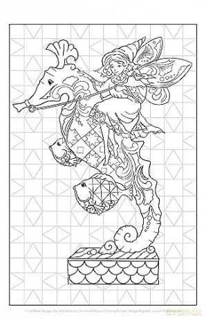 Jim Shore Fairies Unicorns Dragons Color - Jim Shore [KSIĄŻKA]