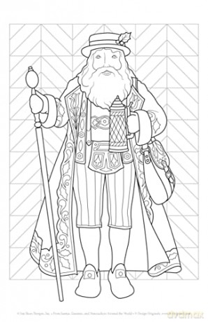 Jim Shore Santas Around/World Coloring B - Jim Shore [KSIĄŻKA]