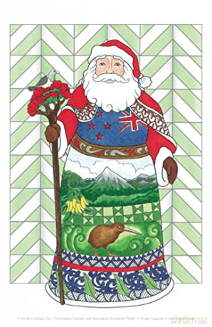 Jim Shore Santas Around/World Coloring B - Jim Shore [KSIĄŻKA]