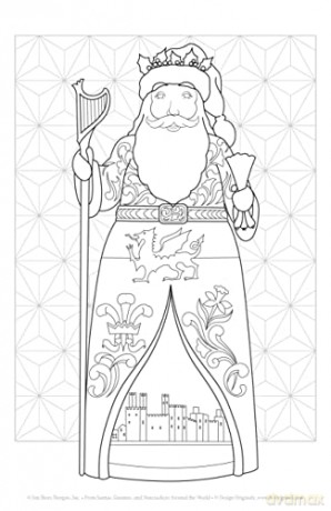Jim Shore Santas Around/World Coloring B - Jim Shore [KSIĄŻKA]