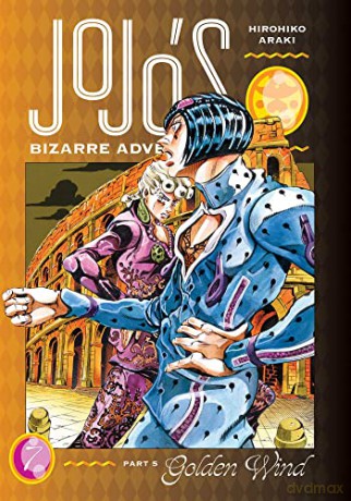 Jojos Bizarre Adventre/P5 Golden Wind V7 - Hirohiko Araki [KSIĄŻKA]
