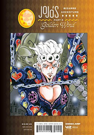 Jojos Bizarre Adventre/P5 Golden Wind V7 - Hirohiko Araki [KSIĄŻKA]