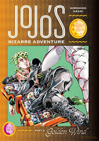 Jojos Bizarre Adventur/P5 Golden Wind V8 - Hirohiko Araki [KSIĄŻKA]