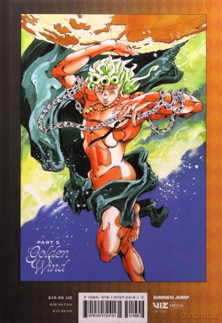 Jojos Bizarre Adventur/P5 Golden Wind V8 - Hirohiko Araki [KSIĄŻKA]
