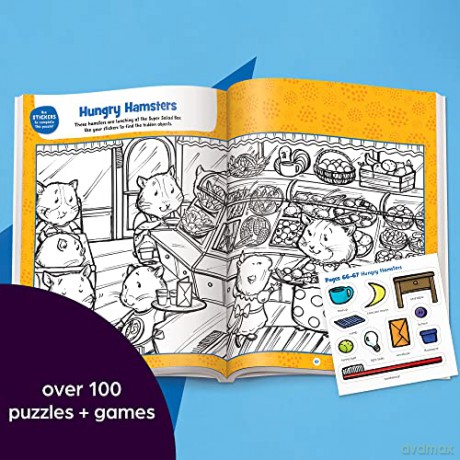 Jumbo Bk Sticker Puzzles - Highlights [KSIĄŻKA]