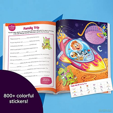 Jumbo Bk Sticker Puzzles - Highlights [KSIĄŻKA]