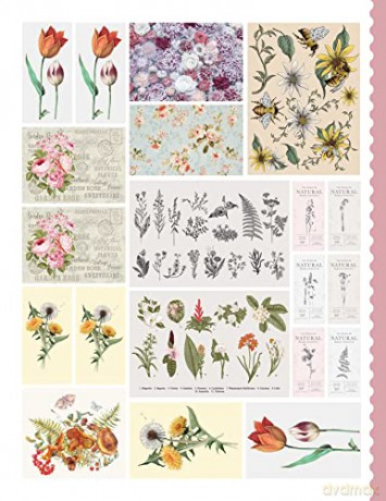 Junk Journal Cutouts Vintage Designs - Juliet Journal [KSIĄŻKA]