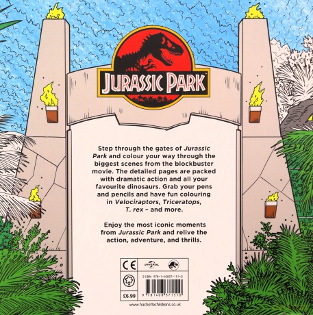 Jurassic Park Creative Colouring [KSIĄŻKA]