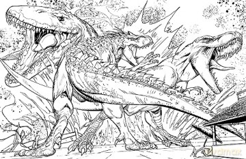 Jurassic World/Official Coloring Book - Insight Editions [KSIĄŻKA]