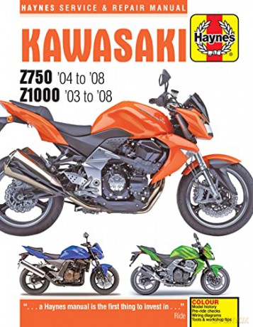 Kawasaki Z750 And Z1000 Service And Rep [KSIĄŻKA]