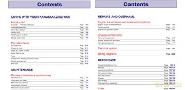 Kawasaki Z750 And Z1000 Service And Rep [KSIĄŻKA]