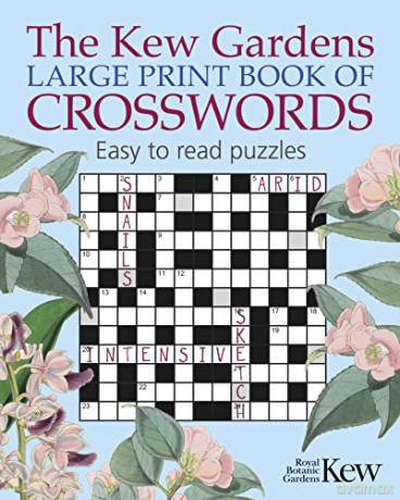 Kew Gardens Large Print Book/Crosswords - Eric Saunders [KSIĄŻKA]