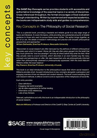 Key Concepts In The Philosophy Of Social - Malcolm Williams [KSIĄŻKA]