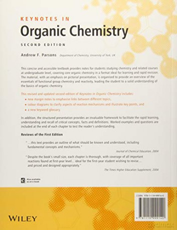 Keynotes In Organic Chemistry 2nd Editio - Andrew F. Parsons [KSIĄŻKA]