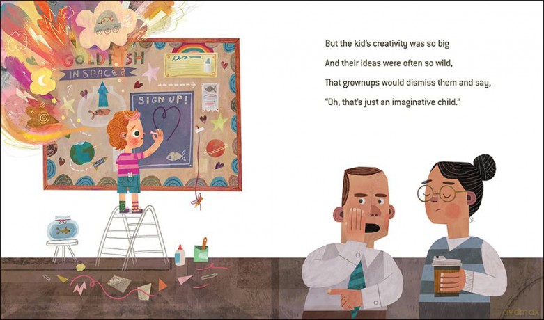 Kid With Big Big Ideas The - Britney Winn Lee [KSIĄŻKA]