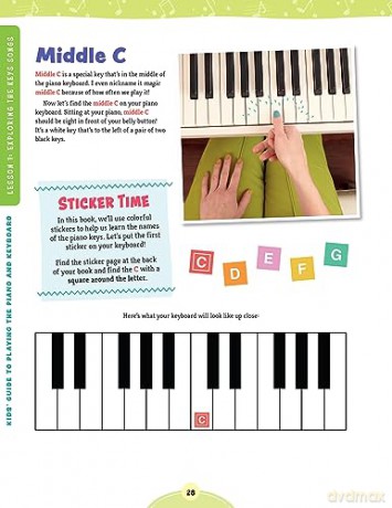 Kids Guide To Playing The Piano/Keyboard - Emily Arrow [KSIĄŻKA]