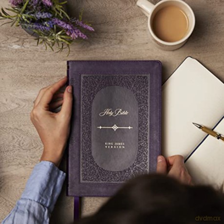 Kjv Bible Giant Print Thinline Bible Vin [KSIĄŻKA]
