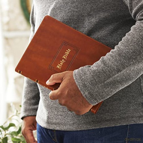 Kjv Bible Giant Print Thinline Bible Vin [KSIĄŻKA]