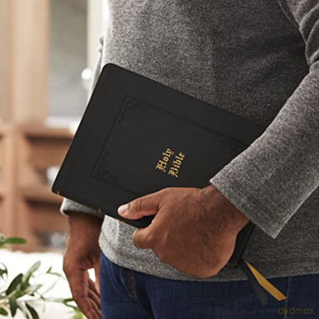 Kjv Bible Giant Print Thinline Bible Vin [KSIĄŻKA]