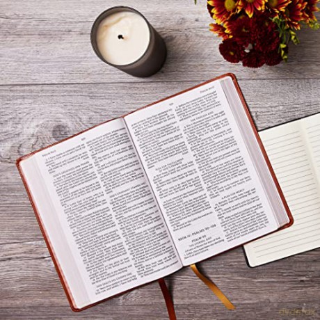 Kjv Bible Giant Print Thinline Bible Vin [KSIĄŻKA]
