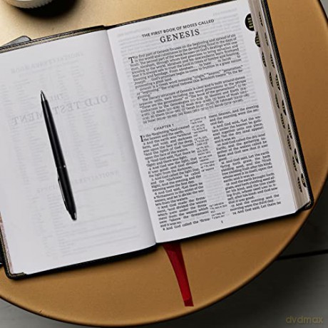 Kjv Giant Print Centercolumn Reference B [KSIĄŻKA]