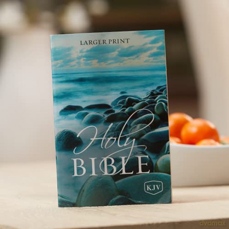 Kjv Holy Bible Larger Print Paperback - Thomas Nelson [KSIĄŻKA]