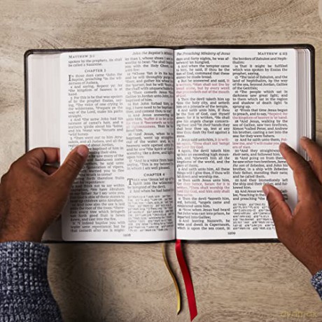 Kjv Holy Bible Super Giant Print Referen [KSIĄŻKA]