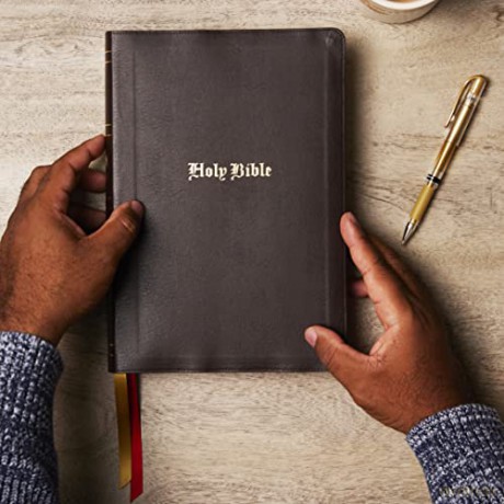 Kjv Holy Bible Super Giant Print Referen [KSIĄŻKA]