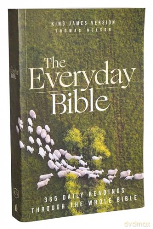 Kjv The Everyday Bible Paperback Red Let [KSIĄŻKA]