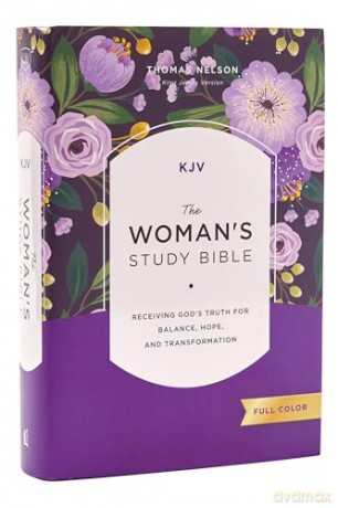 Kjv The Womans Study Bible Hardcover Red [KSIĄŻKA]