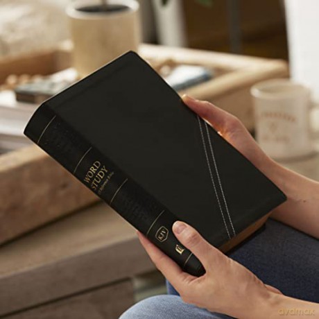 Kjv Word Study Reference Bible Bonded Le [KSIĄŻKA]