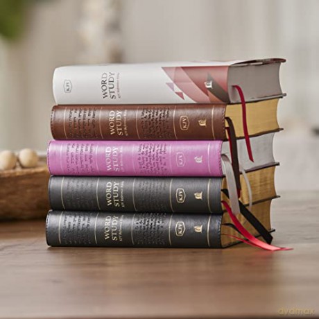 Kjv Word Study Reference Bible Bonded Le [KSIĄŻKA]