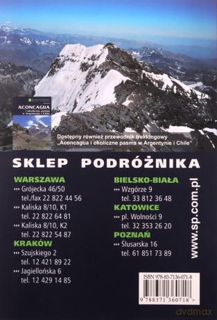Andy. 320 Łatwych i Trudnych Andyjskich Szczytów - Biggar John [KSIĄŻKA]