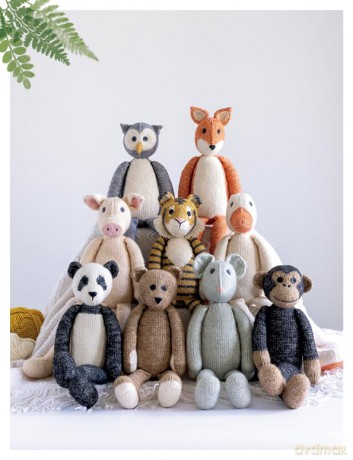 Knitted Animal Toys - Louise Crowther [KSIĄŻKA]