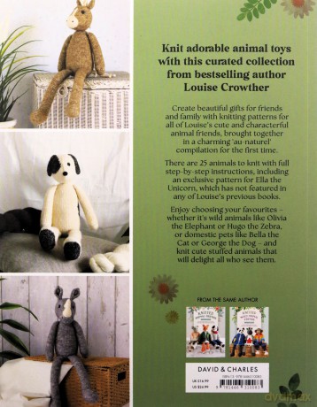Knitted Animal Toys - Louise Crowther [KSIĄŻKA]