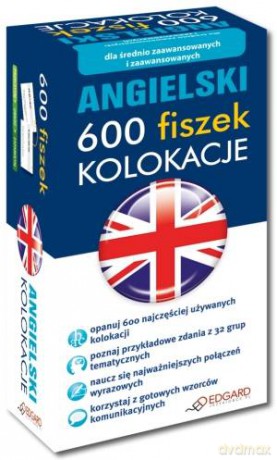 Angielski 600 Fiszek Kolokacje - Opracowanie Zbiorowe [KSIĄŻKA]