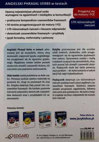 Angielski A2-B2 Phrasal Verbs W Testach [KSIĄŻKA]