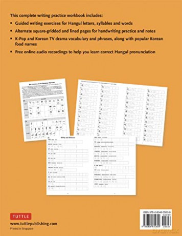 Korean Hangul Writing Practice Workbook - Tuttle Studio [KSIĄŻKA]