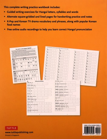 Korean Hangul Writing Practice Workbook - Tuttle Studio [KSIĄŻKA]