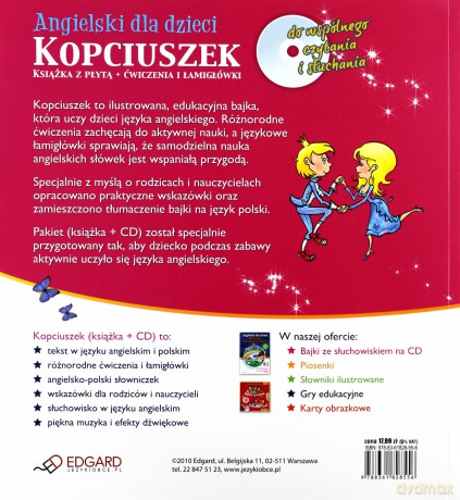 Angielski Dla Dzieci. Kopciuszek - Pz [KSIĄŻKA]