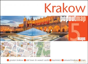 Krakow Popout Map - Popout Maps [KSIĄŻKA]