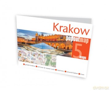 Krakow Popout Map - Popout Maps [KSIĄŻKA]