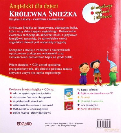 Angielski Dla Dzieci. Królewna Śnieżka - Pz [KSIĄŻKA]