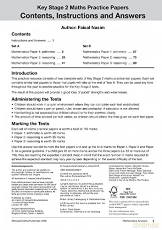 Ks2 Maths Eng Sats Ks2 Sats - Collins Ks2 [KSIĄŻKA]